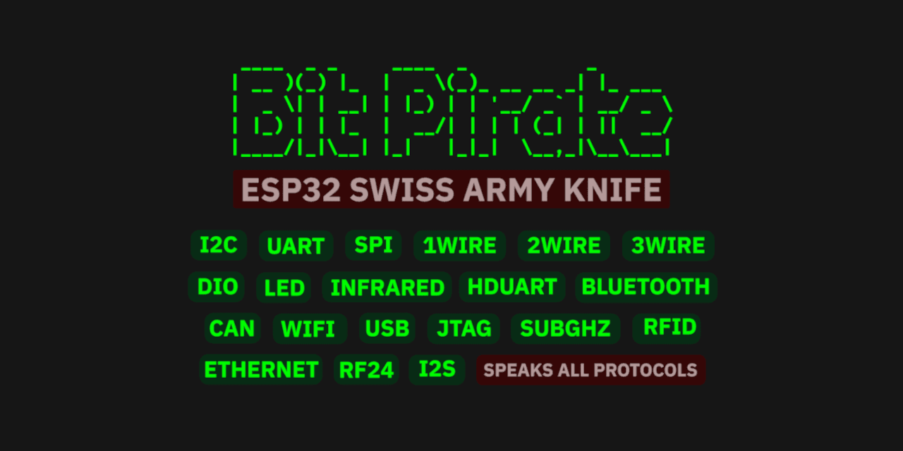 ESP32 Bit Pirate: Open-Source Firmware Turns ESP32-S3 into a Multi-Protocol Hacking Tool