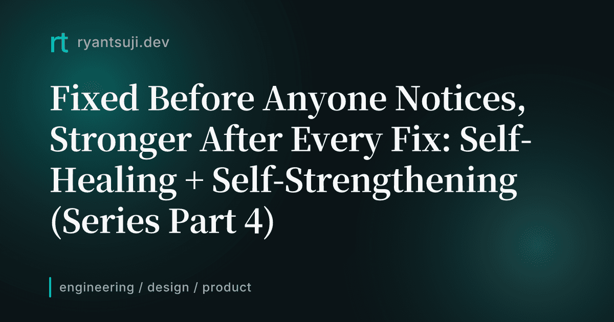 airCloset's AI Merged 115 Self-Healing PRs in 30 Days