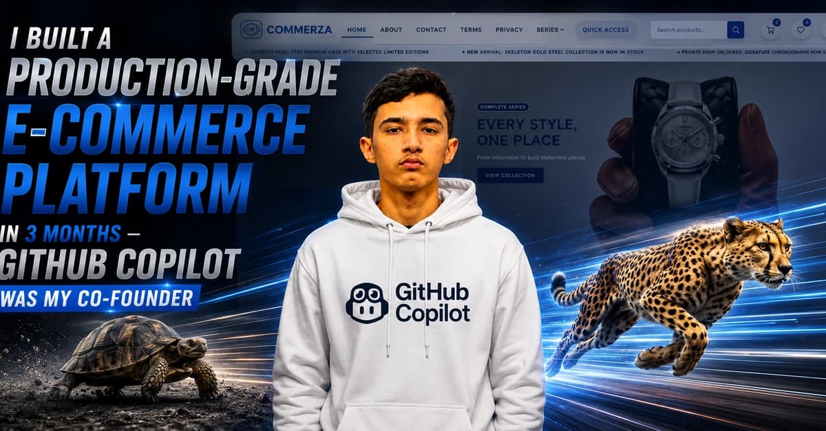 Copilot Helped a Student Build a Production PHP E-Commerce Platform in 3 Months