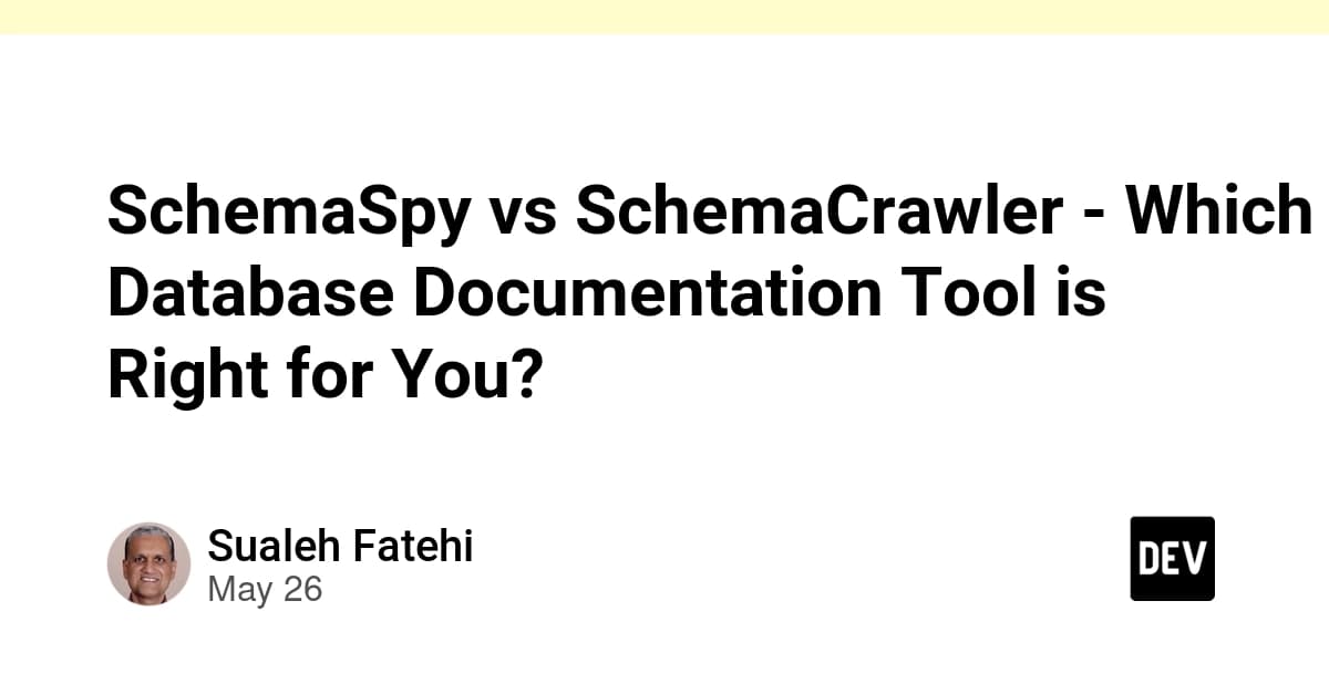 SchemaSpy vs SchemaCrawler: Which DB Doc Tool Wins?
