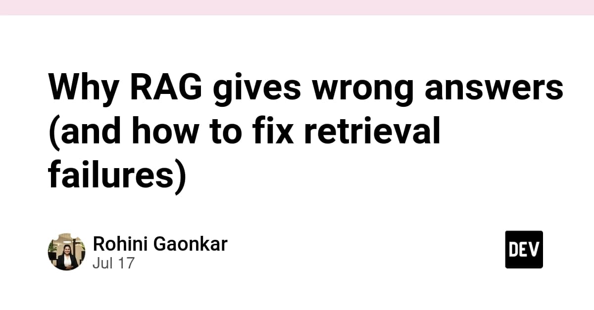 Fix RAG Retrieval Failures: Chunking & Metadata Filtering