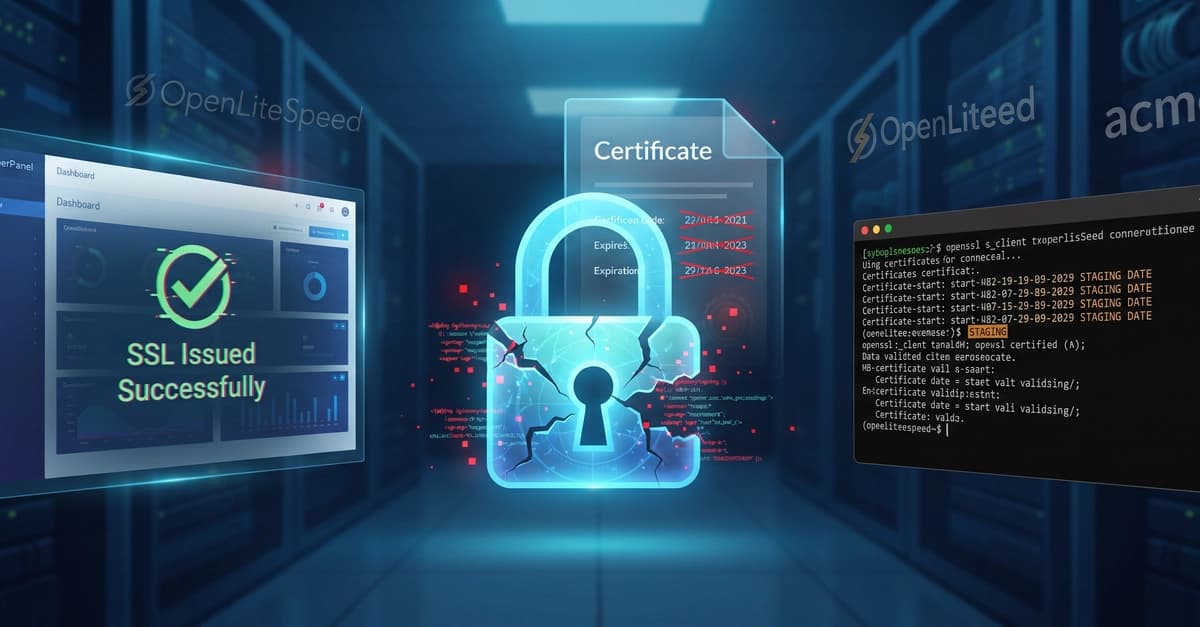 CyberPanel SSL Auto-Renewal Can Silently Fail — Here's the Fix